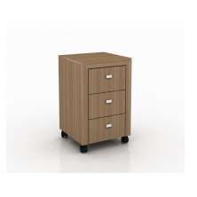 Gaveteiro para Escritório Home Office ME4108 MDP Amendoa G69 - Gran Belo