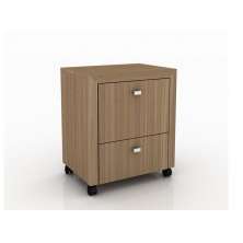 Gaveteiro para Escritório Home Office ME4112 MDP Amendoa G69 - Gran Belo