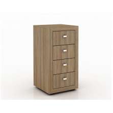 Gaveteiro para Escritório Home Office ME4133 MDP Amendoa G69 - Gran Belo