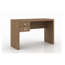 Mesa com 2 Gavetas para Escritório Home Office ME4123 MDP Amendoa G69 - Gran Belo