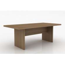 Mesa de Reunião para Escritório Home Office ME4119 MDP Amendoa G69 - Gran Belo