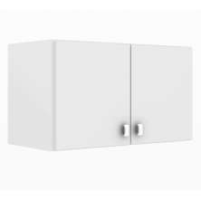 Armário Aéreo Para Lavanderia 02 Portas Multiuso AM3103 Branco Tecno Mobili