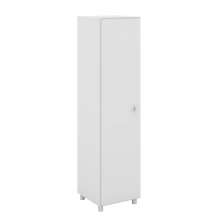 Armário Multiuso 1 Porta 2 Prateleiras AM3107 Branco - Tecno Mobili