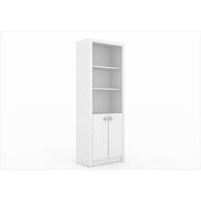 Armário Organizador para Home Office de 171,5 cm de Altura ME4110 Branco - Tecno Mobili