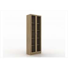 Armário com 04 prateleiras para Home Office ME4115 Amendoa - Tecno Mobili