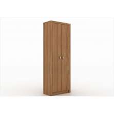 Armário de 171,5 cm para Home Office 02 Portas ME4105 Amendoa - Tecno Mobili