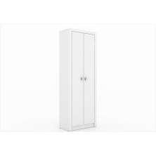 Armário de 171,5 cm para Home Office 02 Portas ME4105 Branco - Tecno Mobili