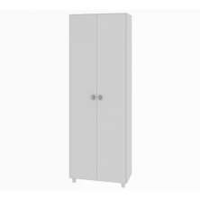 Armario Multiuso 2 Portas 7 Prateleiras AM3108 Branco Tecno Mobili
