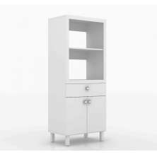 Balcão com 02 Portas BL3305 Branco - Tecno Mobili