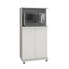 Balcão com 02 Portas BL3307 Branco - Tecno Mobili