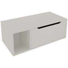 Balcao Gabinete Para Banheiro 1 Porta BN3644 Branco Tecno Mobili