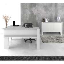 Conjunto Escritório 02 Peças CJ23 Branco Tecno Mobili