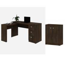 Conjunto Escritório 02 Peças CJ9 Rustico Tecno Mobili