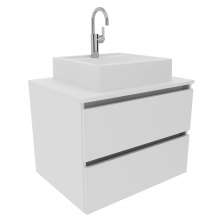 Gabinete Com Cuba Para Banheiro BN3600x07 Branco Tecno Mobili