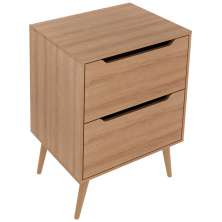Gabinete Para Banheiro 60 cm Com 2 Gavetas BN3639 Amendoa Tecno Mobili