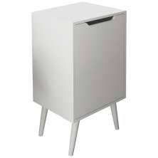 Gabinete Para Banheiro Pes Palito 1 Porta BN3641 Branco Tecno Mobili
