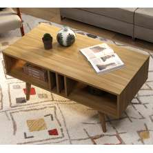 Mesa De Centro 02 Nichos MC2226 Natural Tecno Mobili