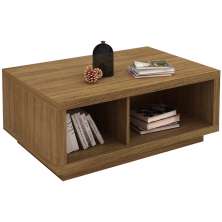 Mesa de Centro 89 cm 2 Nichos MC2232 Natural Tecno Mobili