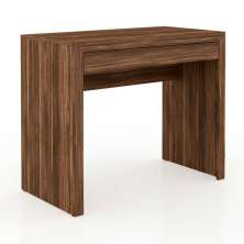 Mesa para Home Office com Gaveta ME4107 Nogal - Tecno Mobili