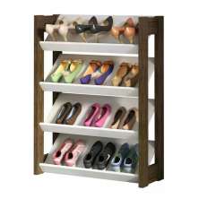 Sapateira Organizadora Para 12 Pares De Calçados AZ1025 Branco Nogal Tecno Mobili