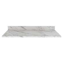 Tampo Para Balcão 120 cm CZ3117 Marmore Branco Tecno Mobili