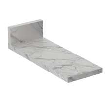 Tampo Para Balcão 20 cm CZ3124 Marmore Branco Tecno Mobili