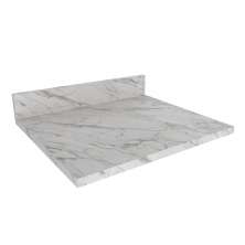 Tampo Para Balcão 60 cm CZ3144 Marmore Branco Tecno Mobili