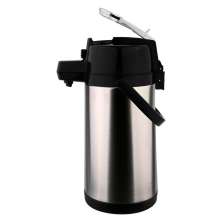 Garrafa Térmica Basic I Prata e Preta 1,9L