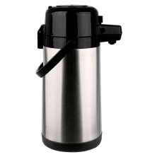 Garrafa Térmica Basic Prata e Preta 2,5L