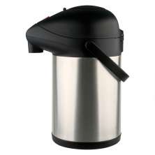 Garrafa Térmica Basic Prata e Preta 3,5L