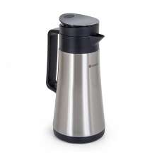 Garrafa Térmica Basic Prata e Preta 350 ml