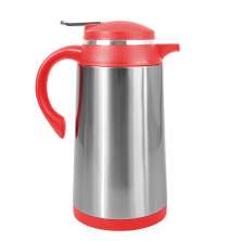 Garrafa Térmica Basic Prata e Vermelha 1L
