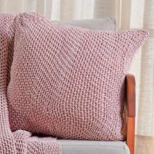 Capa de Almofada Atacama Rustic Style 45x45 Wild Rosê