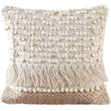 Capa de Almofada Native Decorativa Macramê 45x45cm Banna