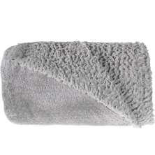 Cobertor Queen Sherpa Toque Pele de Carneiro Dupla Face 220x240cm Nanquim