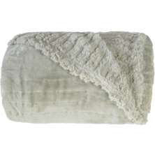 Cobertor Queen Sherpa Toque Pele de Carneiro Dupla Face 220x240cm Olive