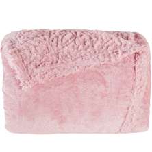 Cobertor Solteiro Sherpa Toque Pele de Carneiro Dupla Face 150x220cm Old Rosê