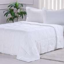 Edredom King Toque de Plumas 260 Fios New 240x260cm Branco