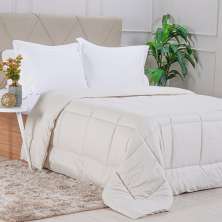 Edredom Prime Casal 3D Embossed 180x220cm Latte