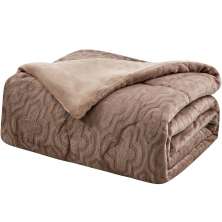 Edredom Solteiro Plush Sense Dupla Face Toque Flannel Tessi