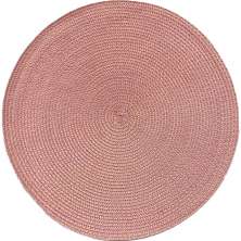 Kit 2 Americano Requinte Liso para Mesa Redondo 38cm Rosê