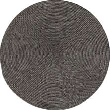 Kit 8 Americano Requinte Liso para Mesa Redondo 38cm Chumbo