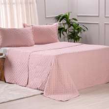 Kit Cobre Leito Queen Miraggio com Porta Travesseiro