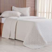 Kit Colcha King Miraggio New Soft 260x280cm Amendoa
