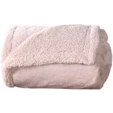 Manta Cobertor King Sherpa Realce Flannel Lã de Carneiro