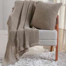 Manta Decorativa Atacama Rustic Style 160x220 Mocha