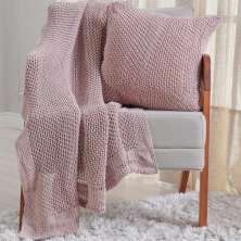 Manta Decorativa Atacama Rustic Style 160x220 Wild Rosê