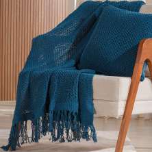 Peseira Decorativa Atacama New 80x250cm Azul Cobalt