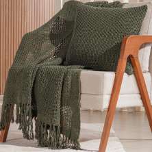 Peseira Decorativa Atacama New 80x250cm Verde Militar