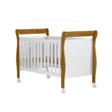 Berço Mini Cama Slim Tigus Baby Branco Madeirado Ypê